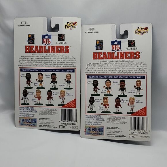 💙NIB Vintage Cowboys Nate Newton 1996 Headliners - Picture 2 of 2